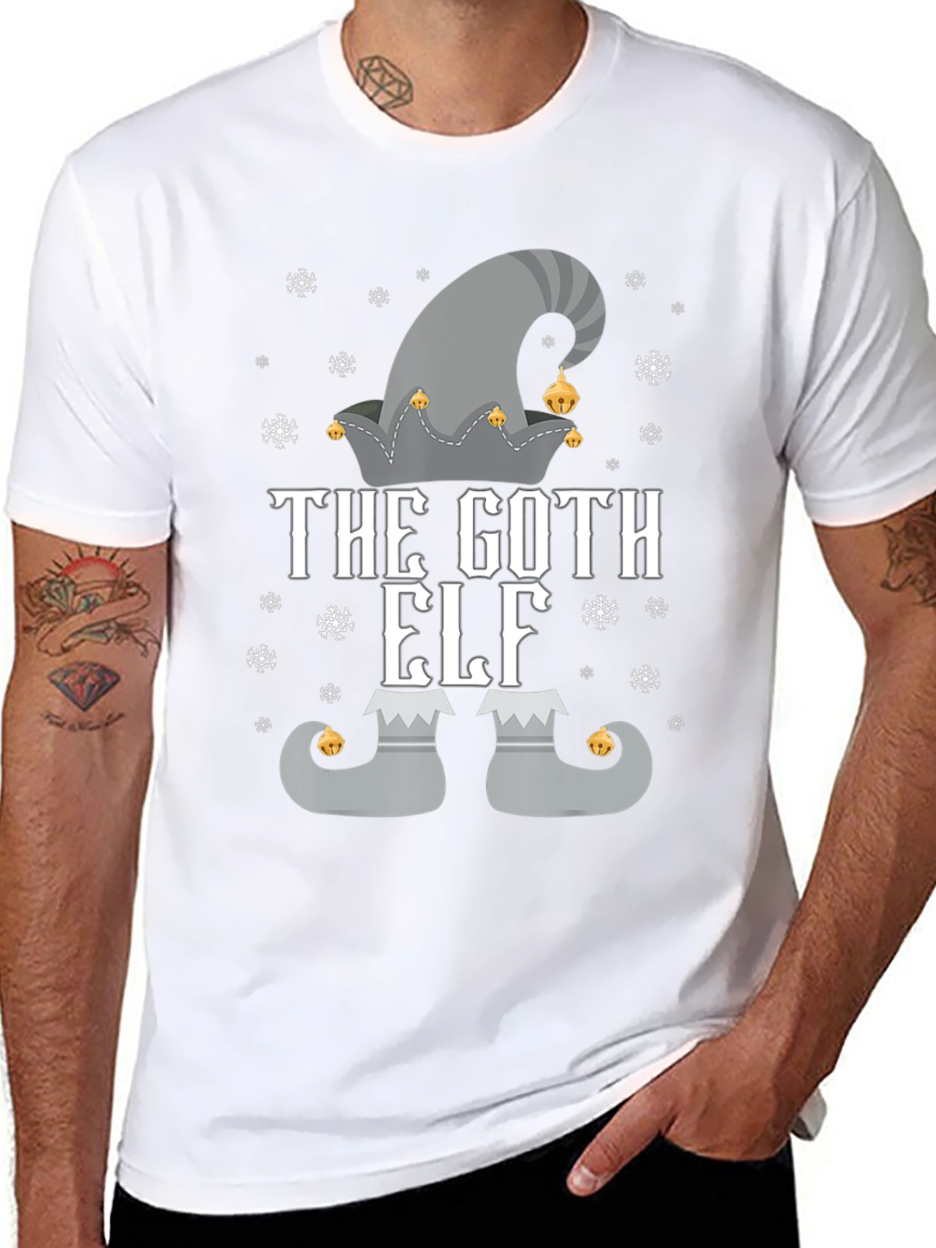 The Goth Elf Graphic Tee Shirt
