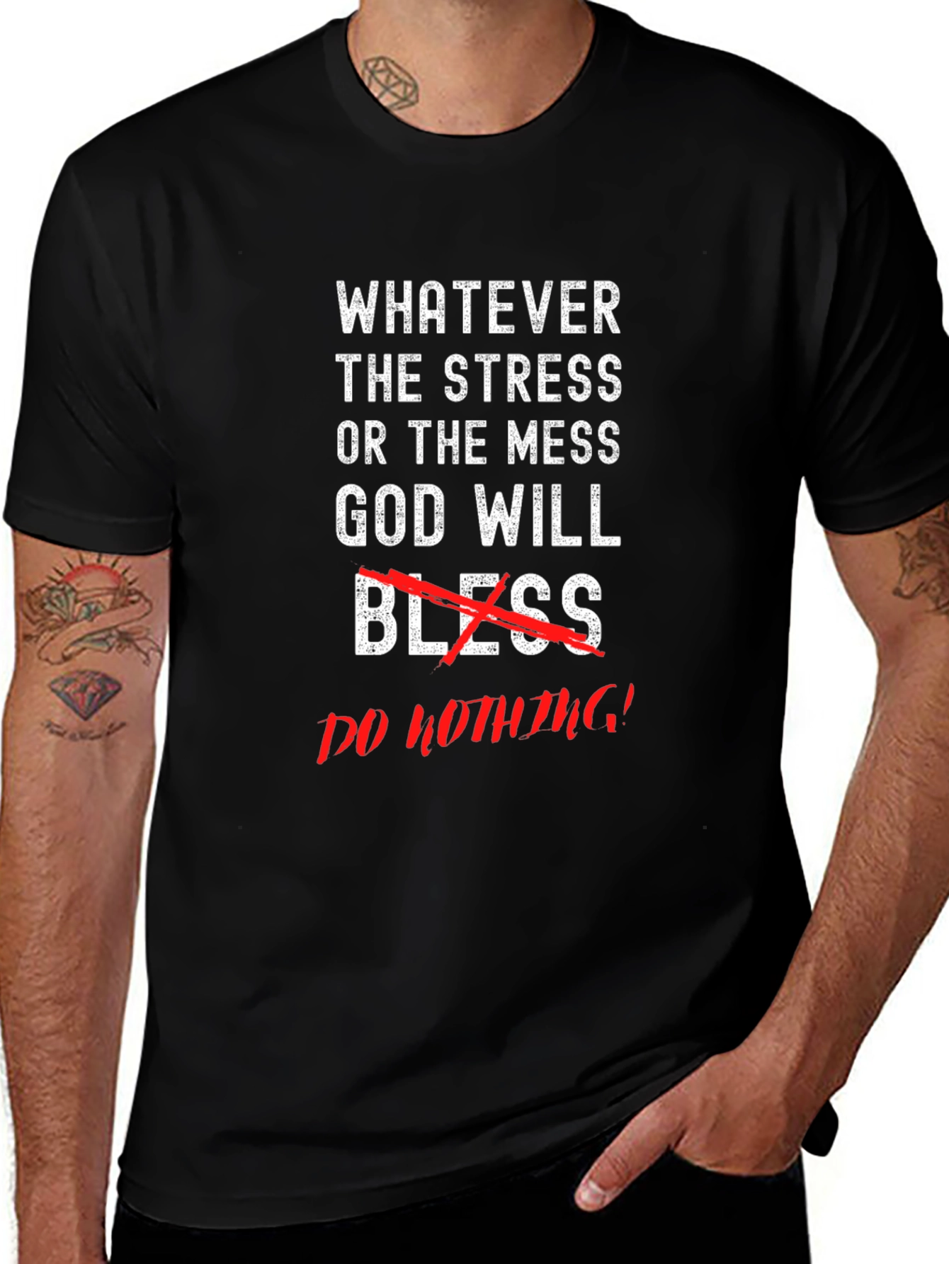 Whatever the Stress Graphic Tee