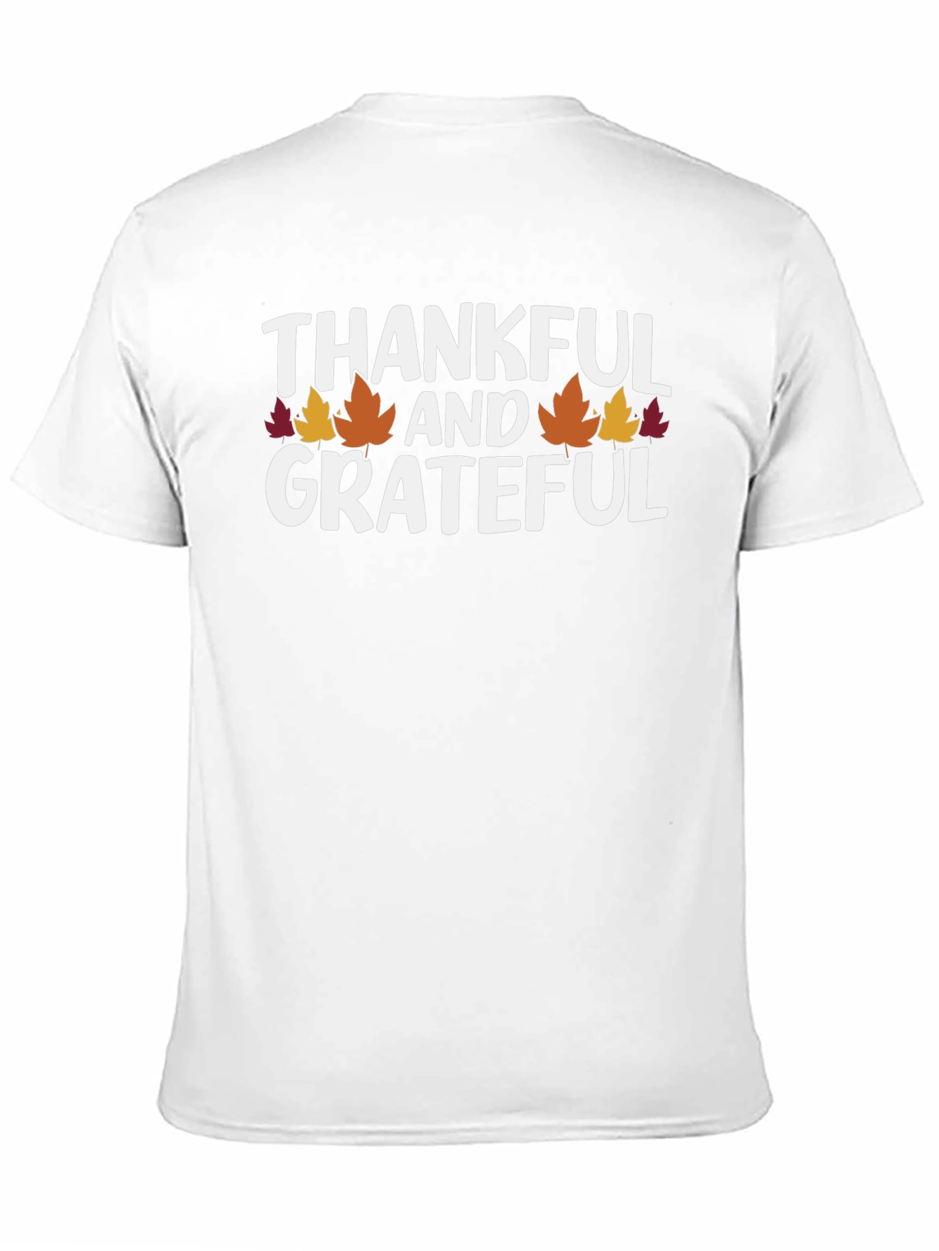 Thankful & Grateful Fall Leaves T-Shirt