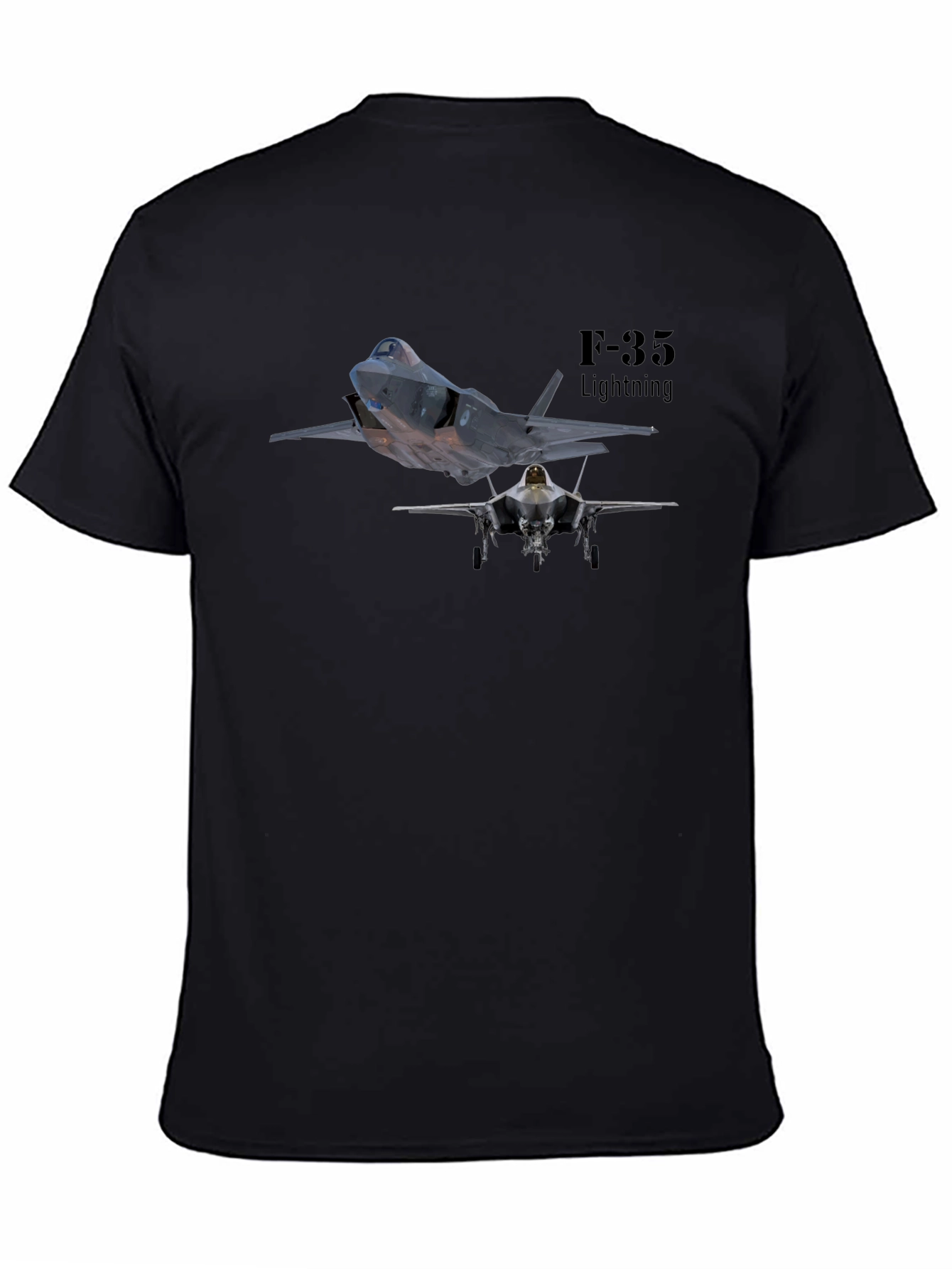 F-35 Lightning Black T-Shirt