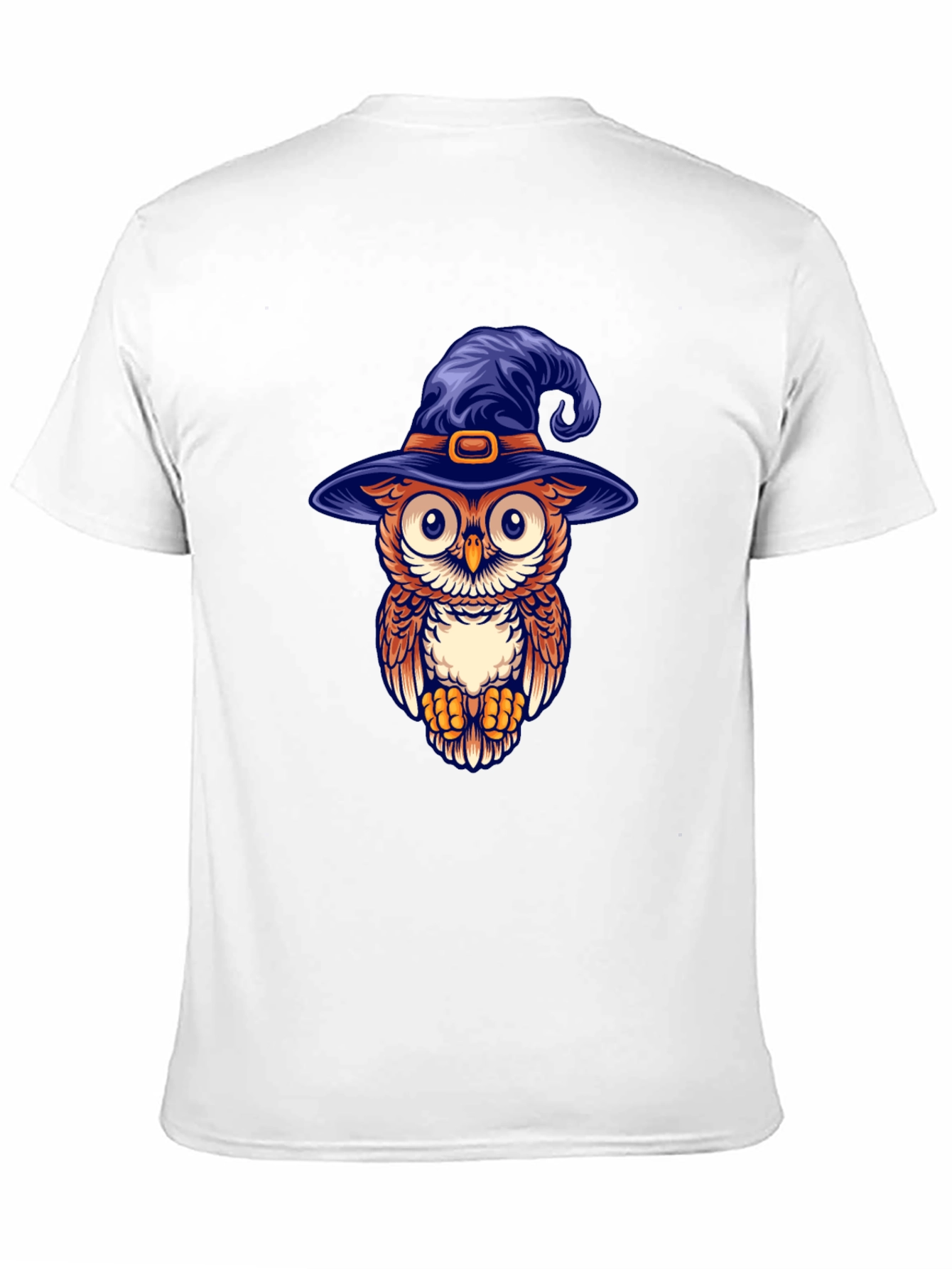Owl Witch Hat Graphic T-Shirt