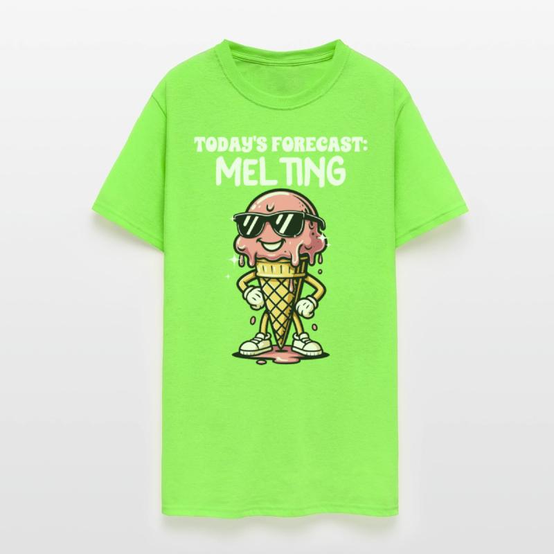 ice cream funny hot weather cute cartoon humor
