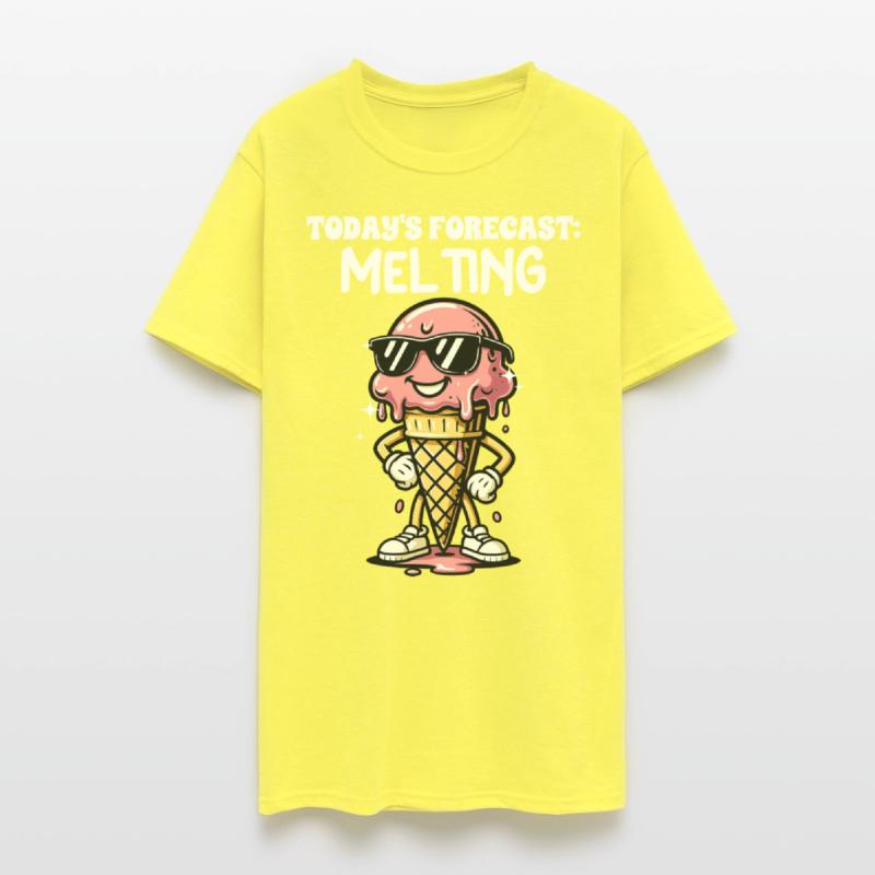 ice cream funny hot weather cute cartoon humor