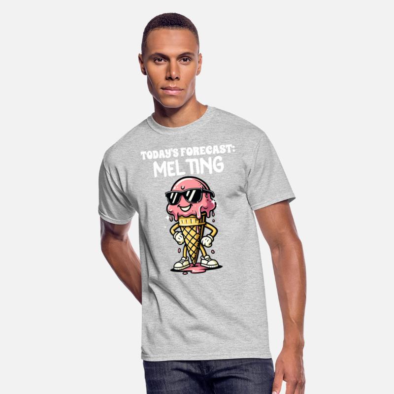 ice cream funny hot weather cute cartoon humor