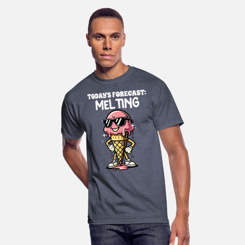 ice cream funny hot weather cute cartoon humor