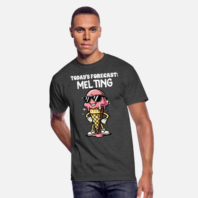 ice cream funny hot weather cute cartoon humor