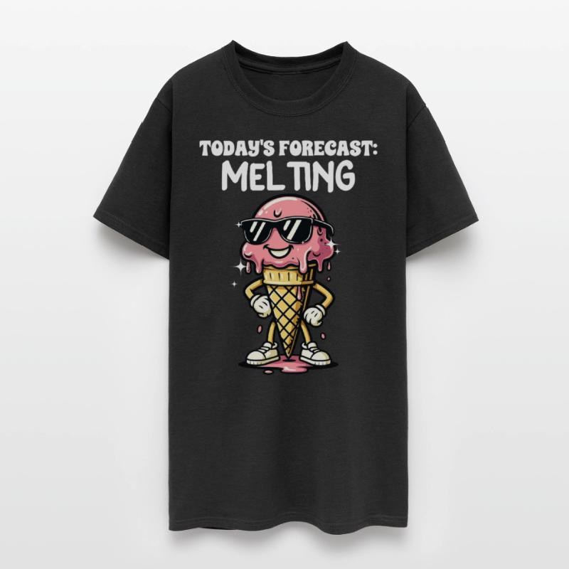 ice cream funny hot weather cute cartoon humor