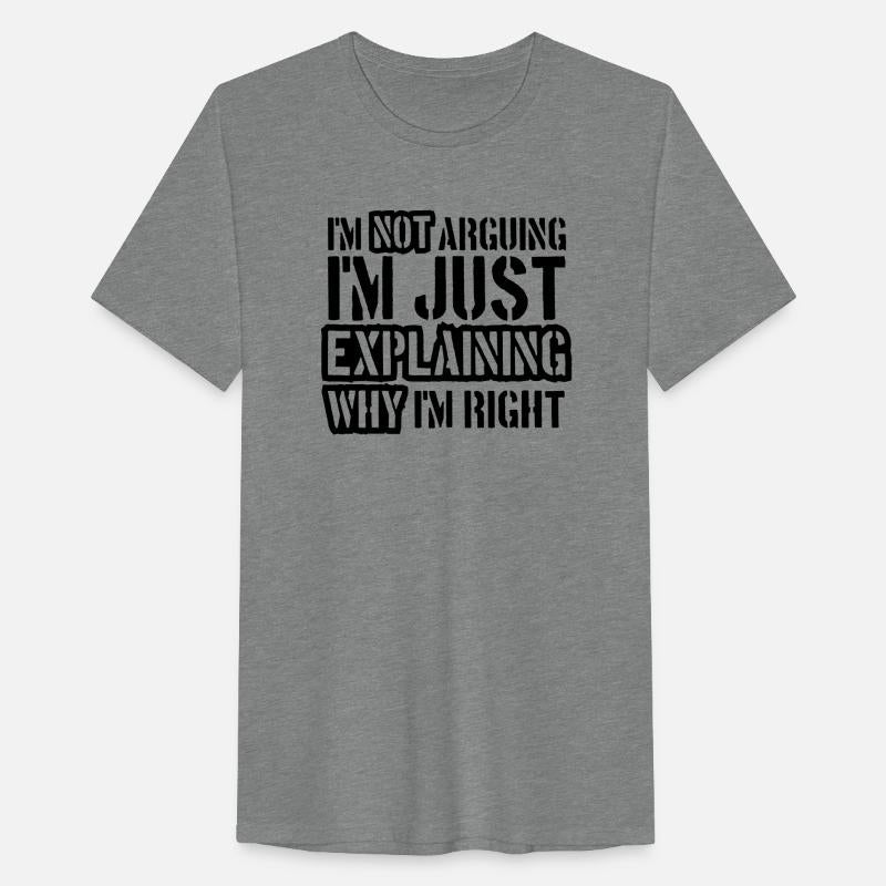 I'm not arguing saying