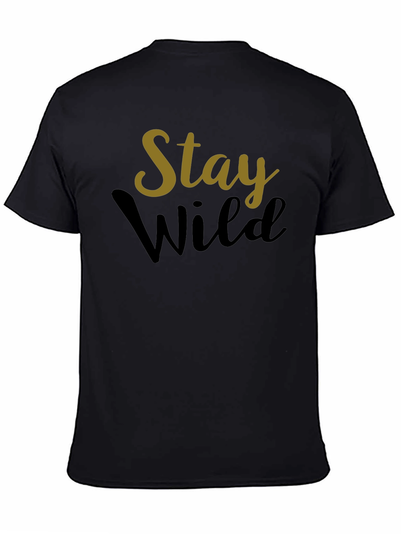 Stay Wild Black Graphic Tee