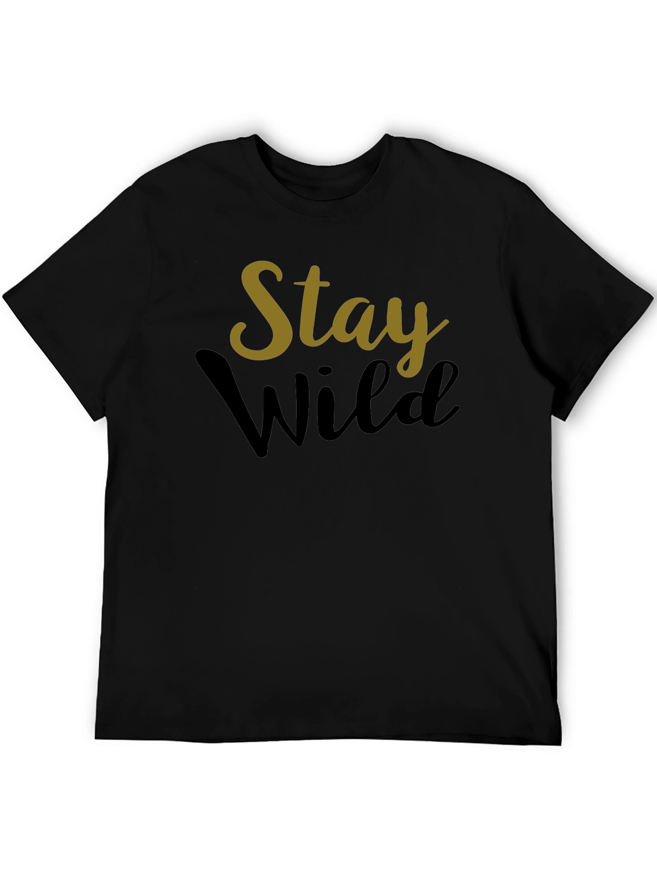 Stay Wild Black Graphic Tee