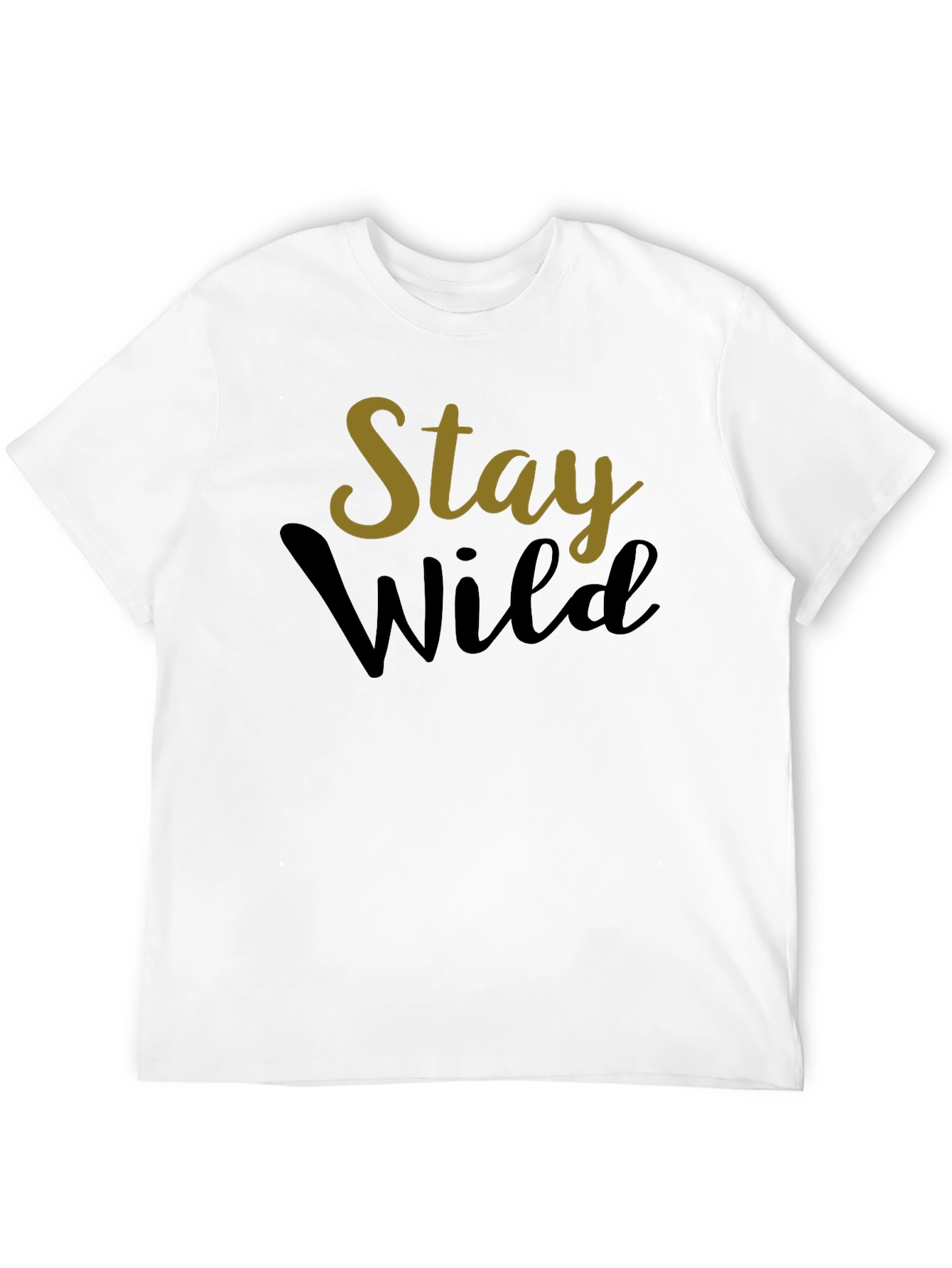 Stay Wild Black Graphic Tee