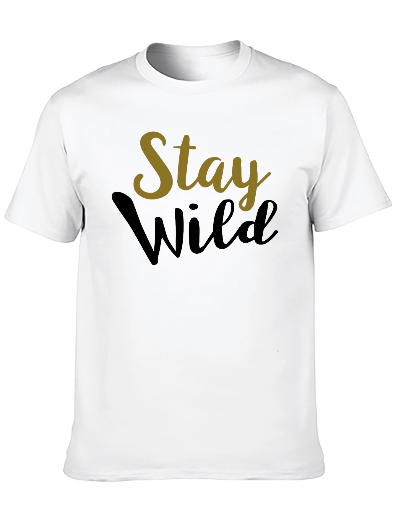Stay Wild Black Graphic Tee