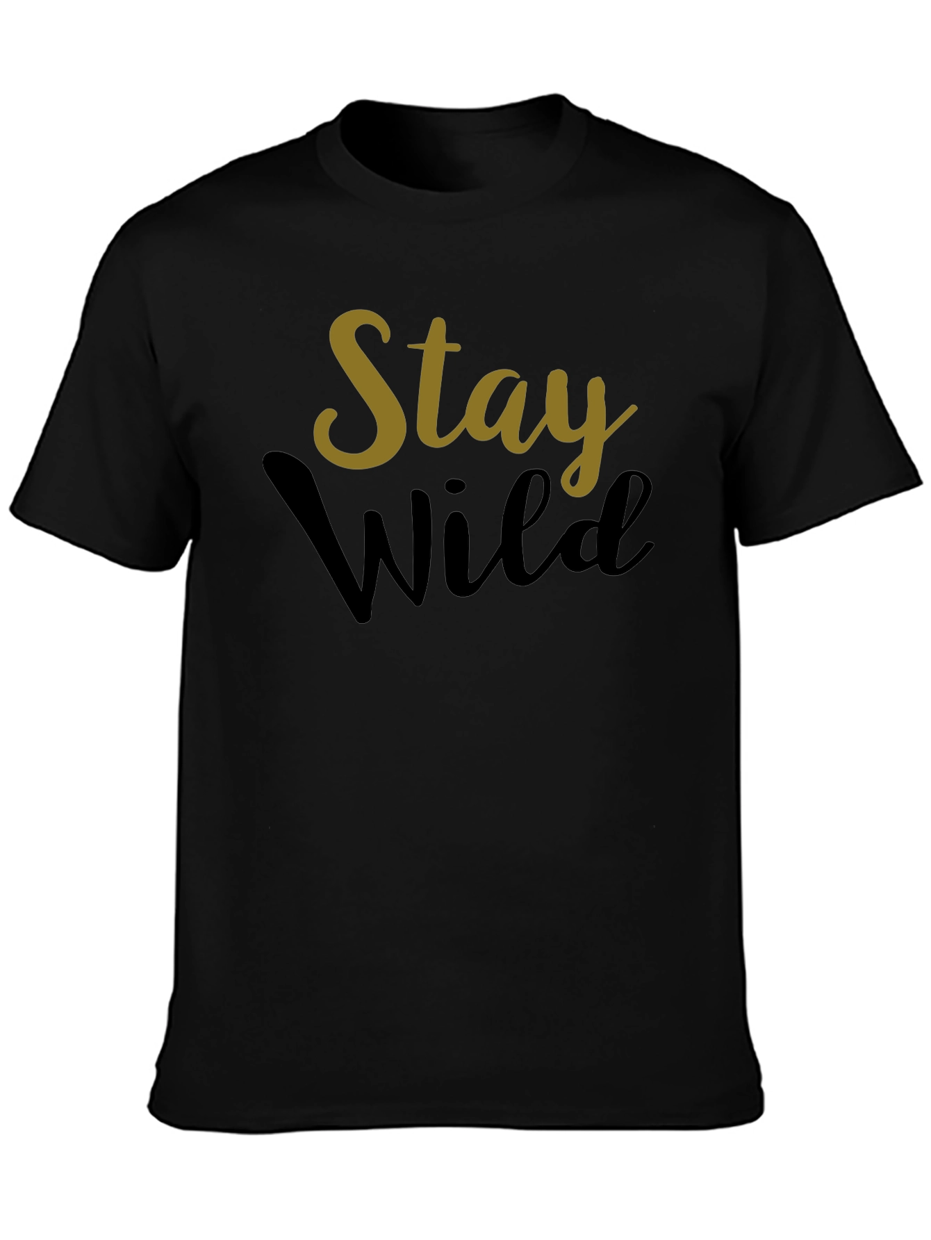 Stay Wild Black Graphic Tee