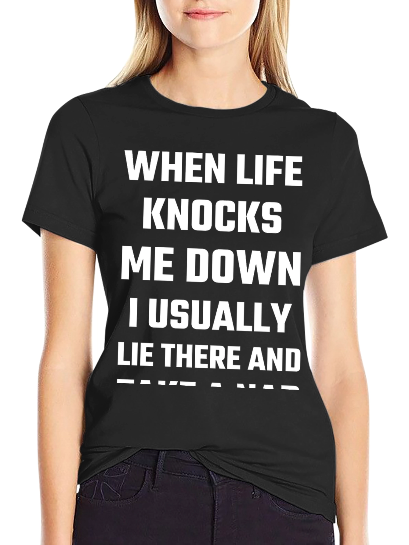 Funny When Life Knocks Me Down T-Shirt