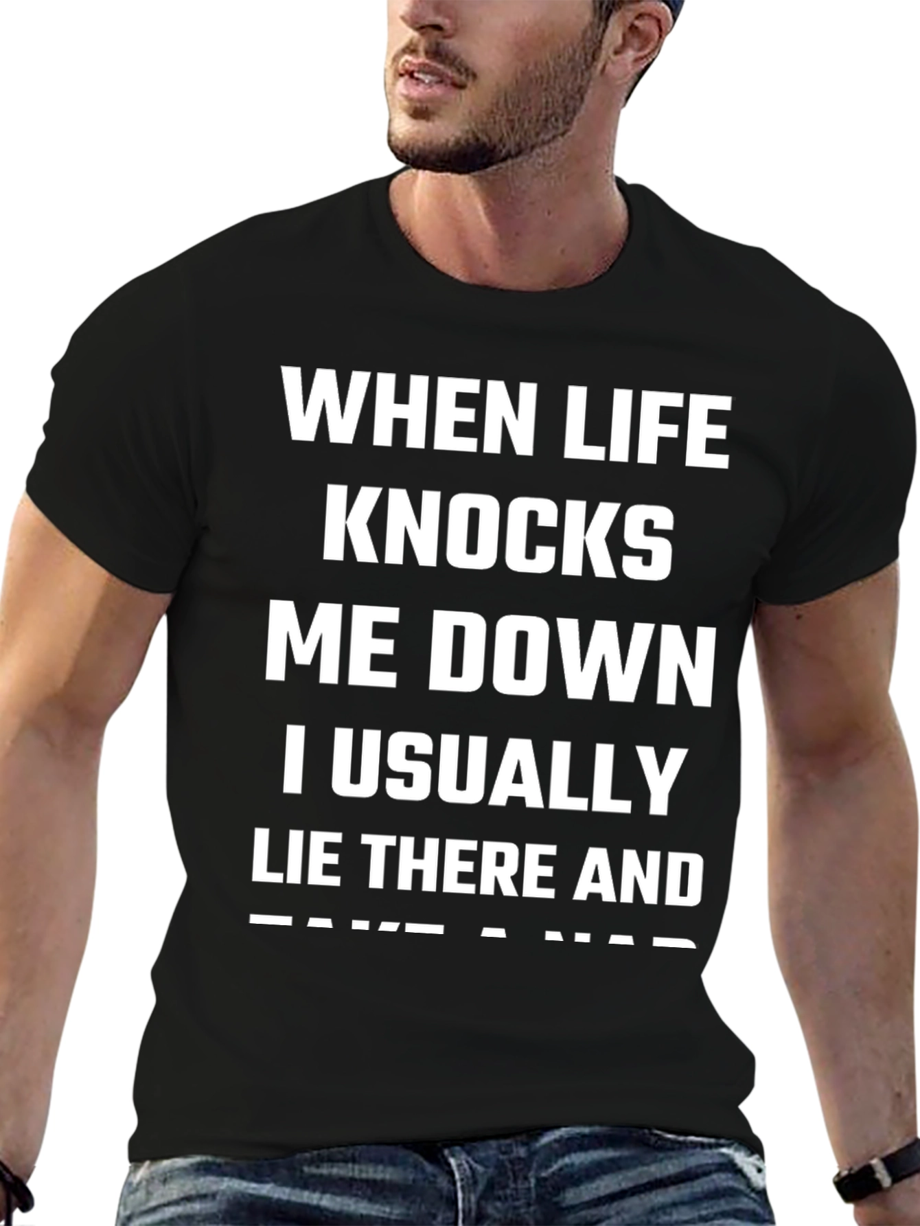 Funny When Life Knocks Me Down T-Shirt