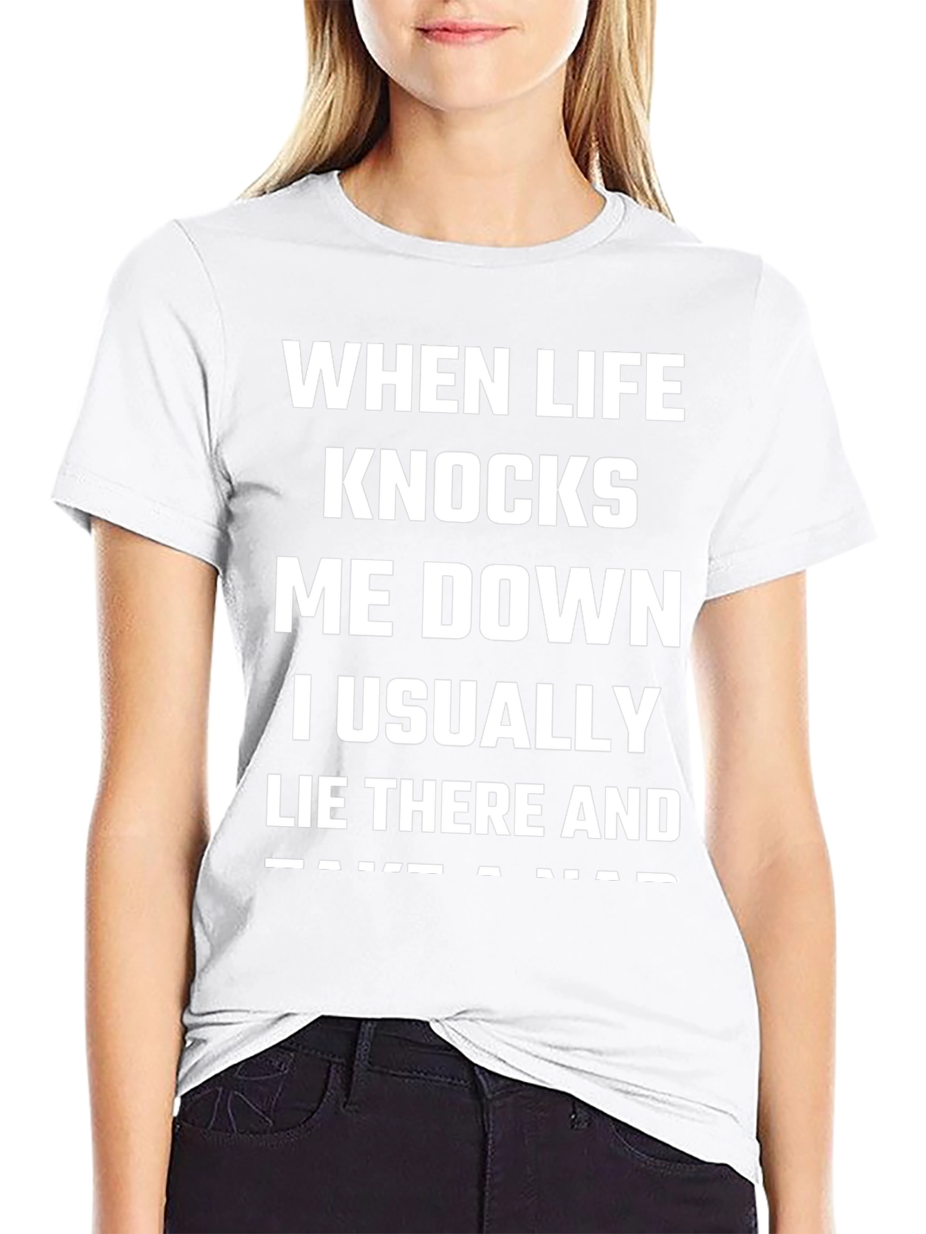 Funny When Life Knocks Me Down T-Shirt