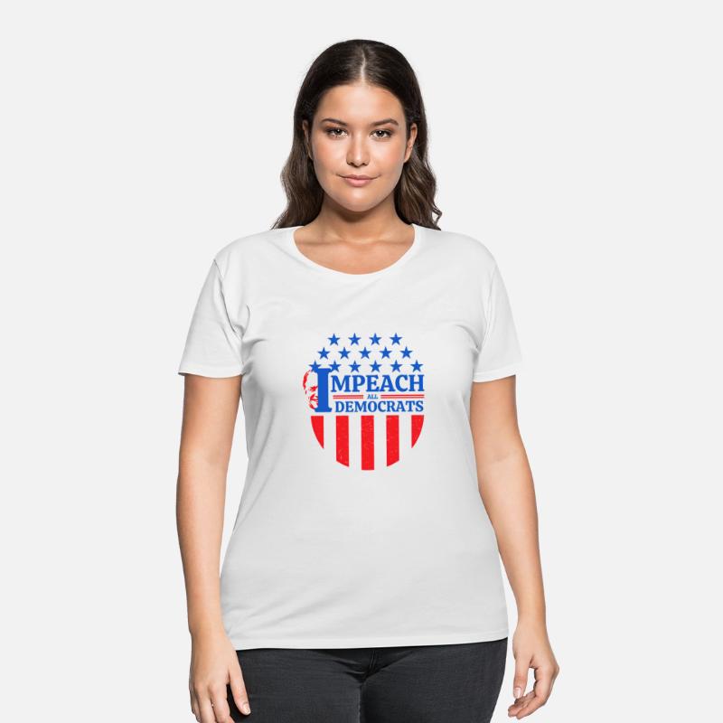 Impeach All Democrats Circle Flag Stars 'N Stripes