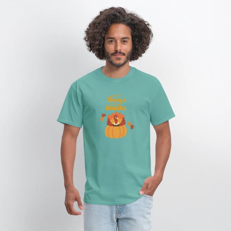 In all...thanks - Funny Thanksgiving design