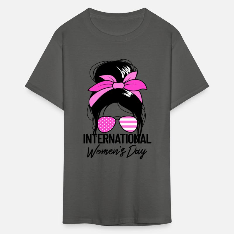 International Women's Day Messy Bun March 8