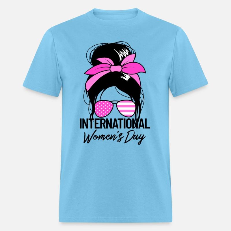 International Women's Day Messy Bun March 8