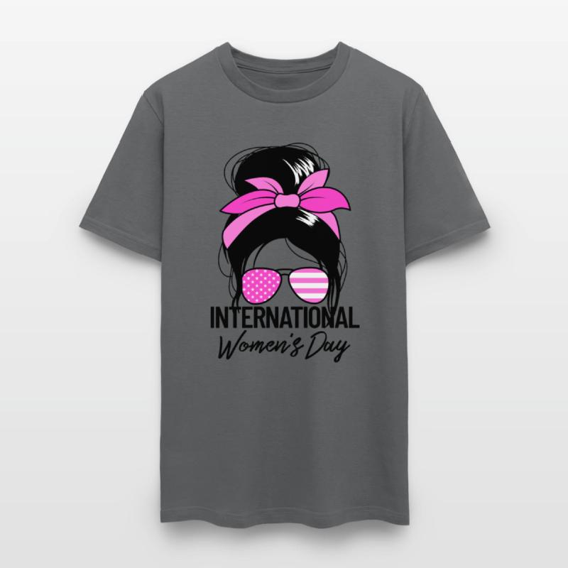 International Women's Day Messy Bun March 8