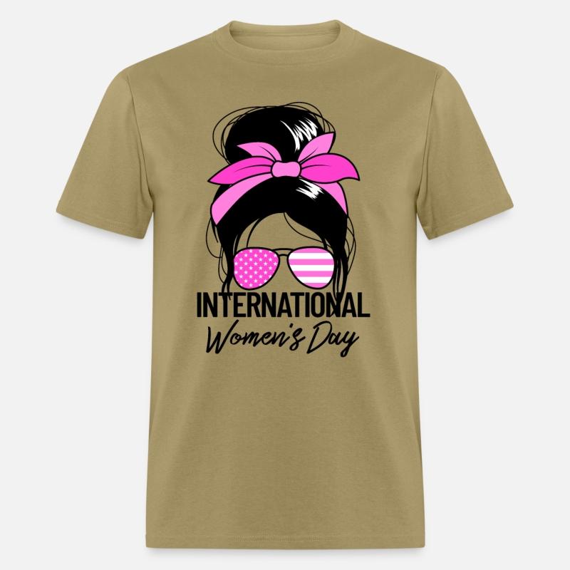 International Women's Day Messy Bun March 8