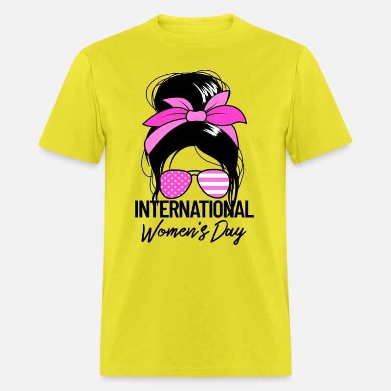 International Women's Day Messy Bun March 8