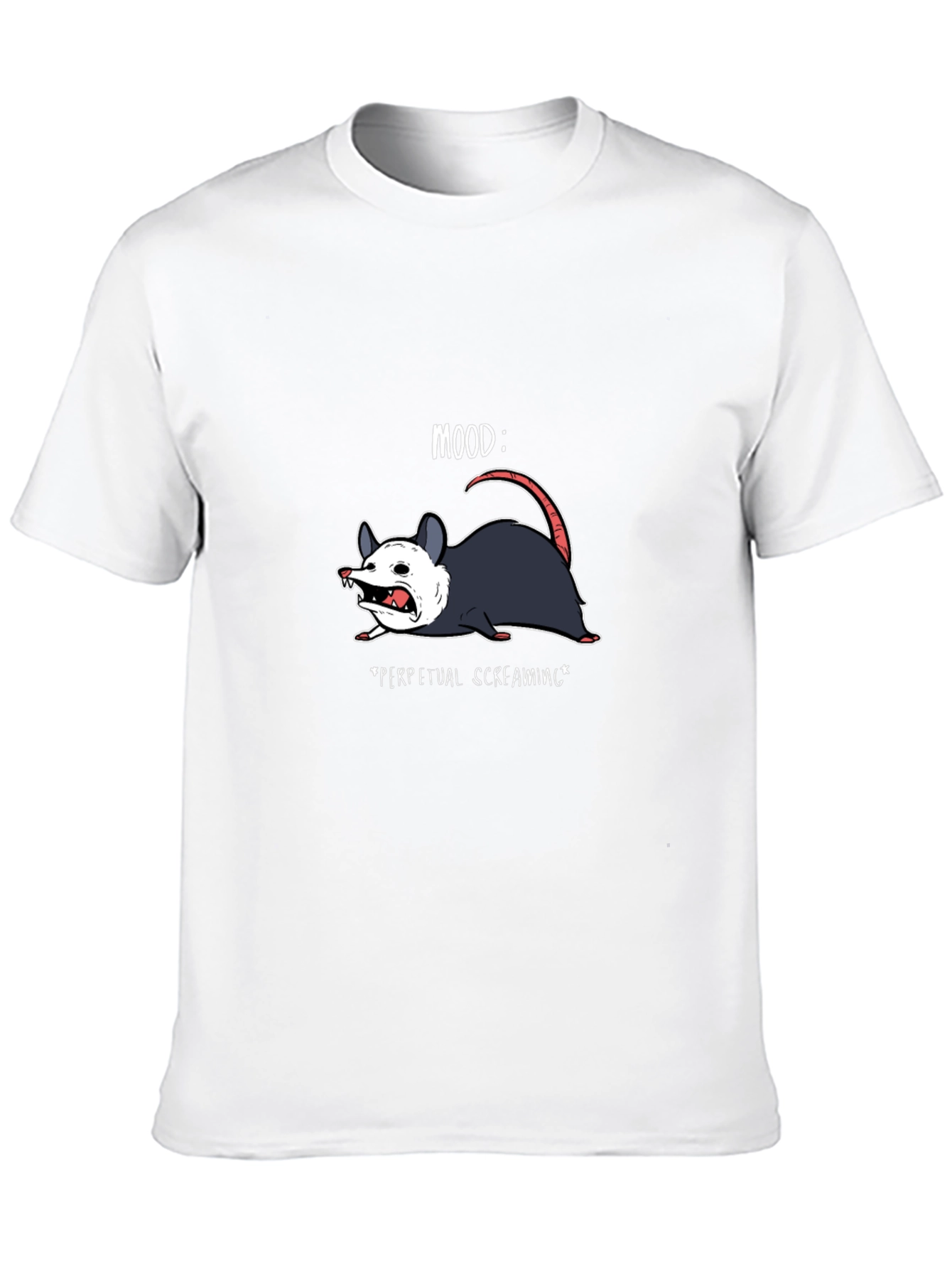 Mood: Perpetual Screaming Opossum Graphic Tee