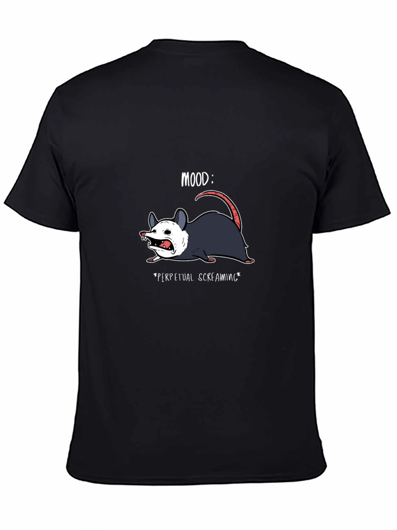Mood: Perpetual Screaming Opossum Graphic Tee