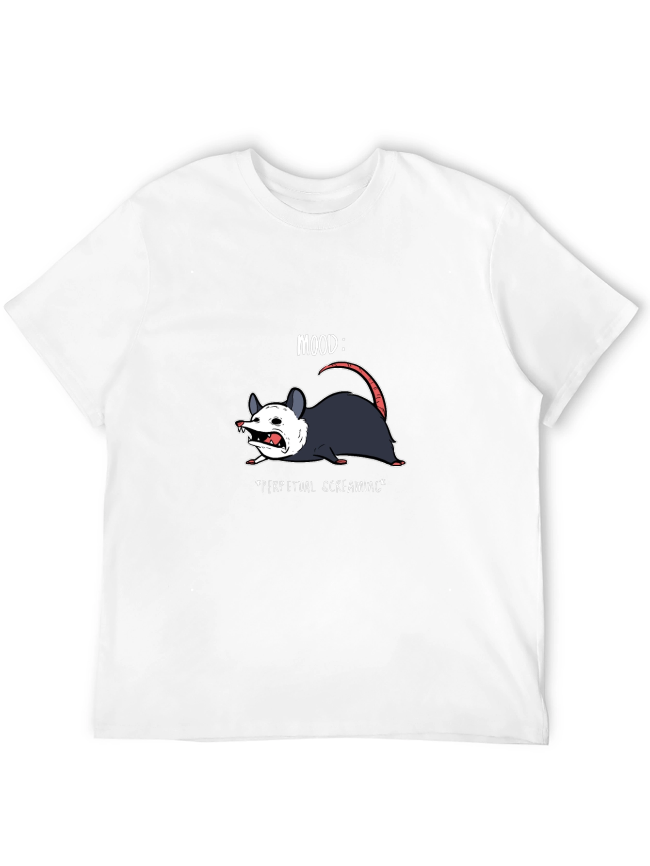 Mood: Perpetual Screaming Opossum Graphic Tee
