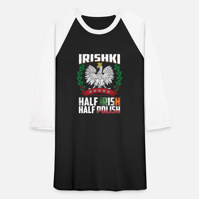 Irishki Half Irish Half Polish Funny Saint