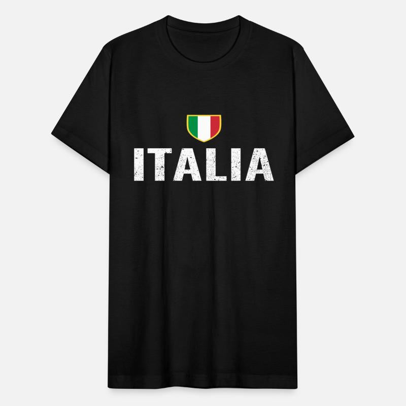 Italia Distressed Italian Flag Emblem