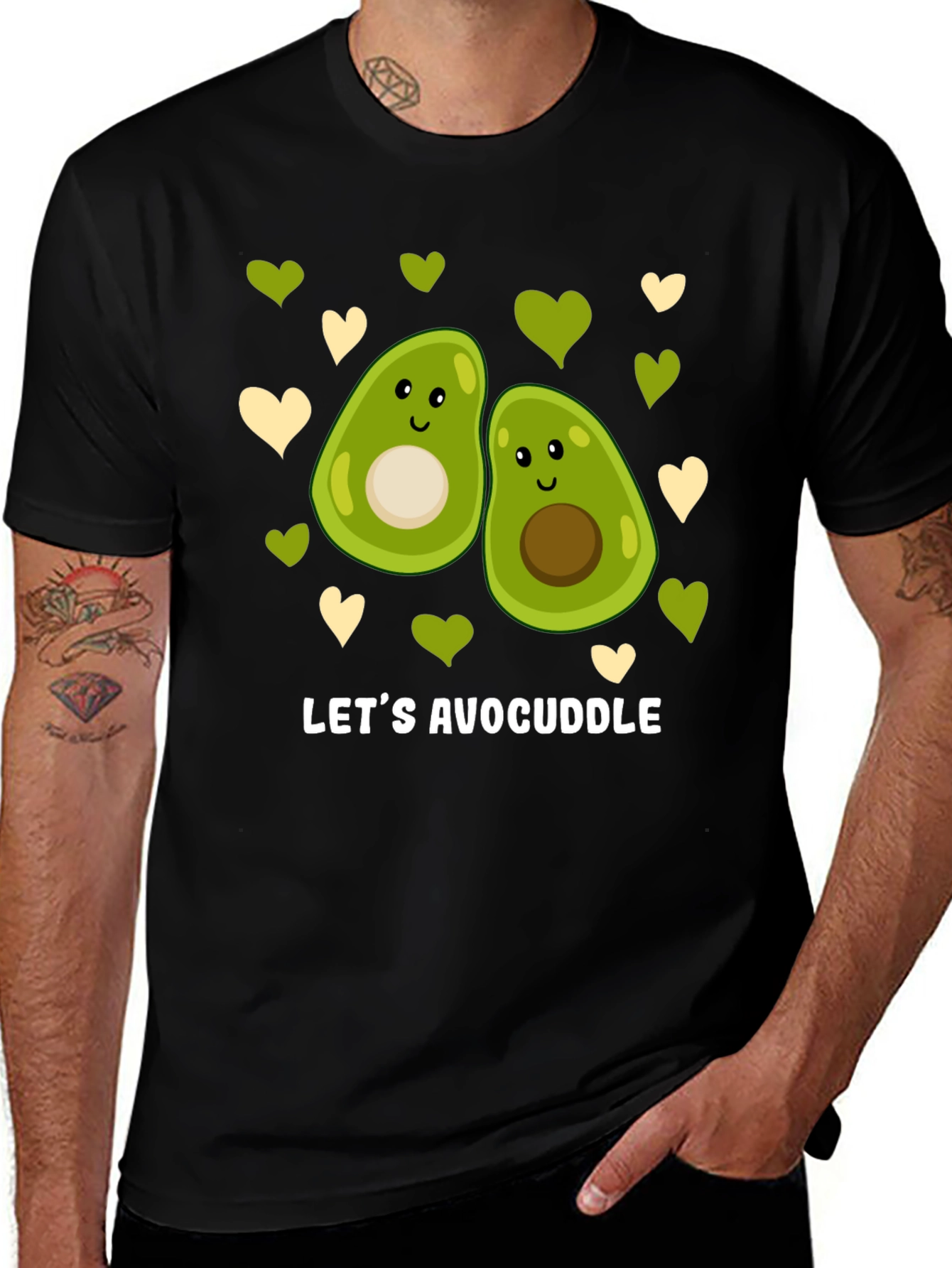 Avocuddle T-Shirt Cute Avocado Couple Tee