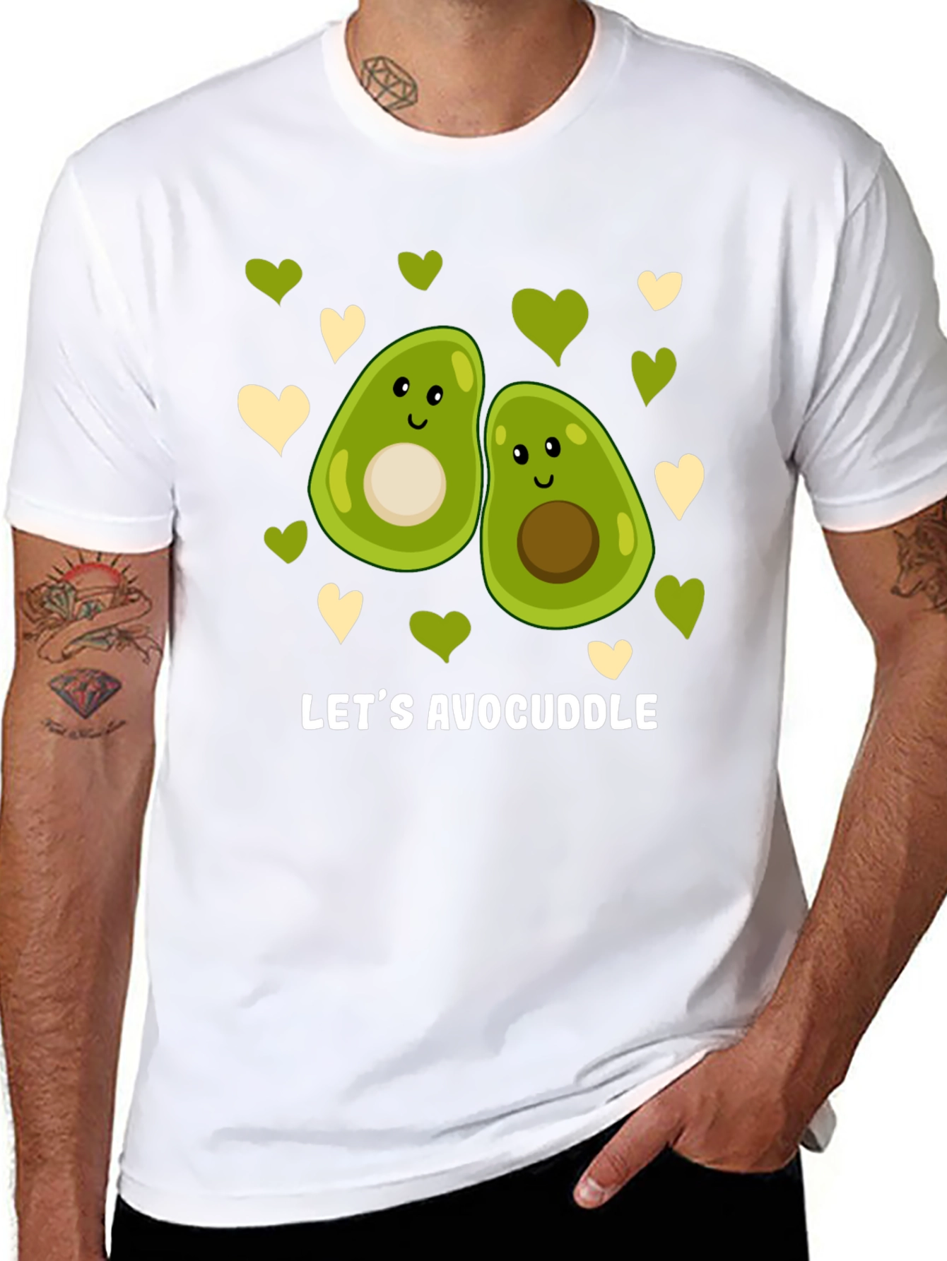 Avocuddle T-Shirt Cute Avocado Couple Tee