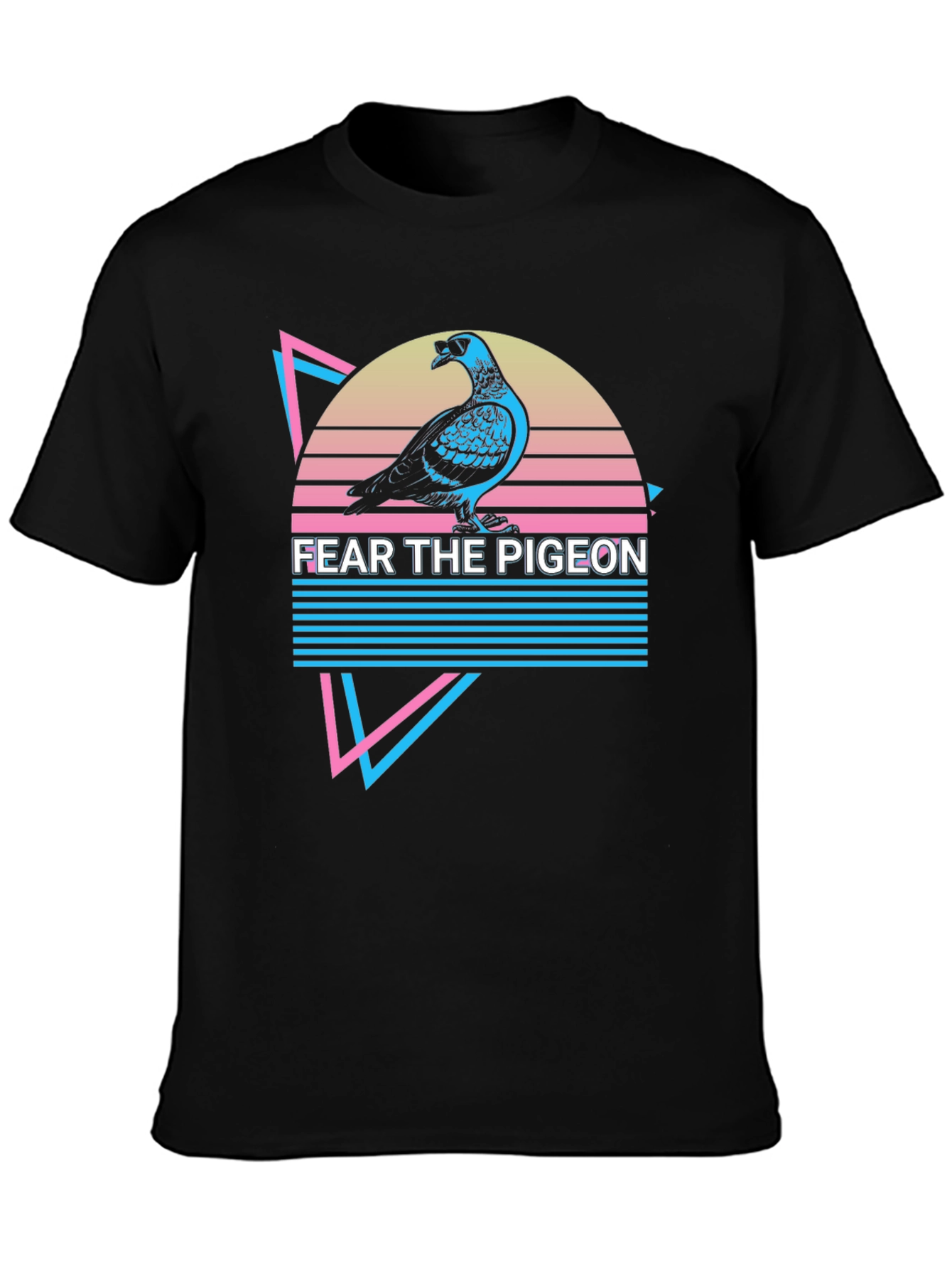 Fear the Pigeon T-Shirt - Retro Style