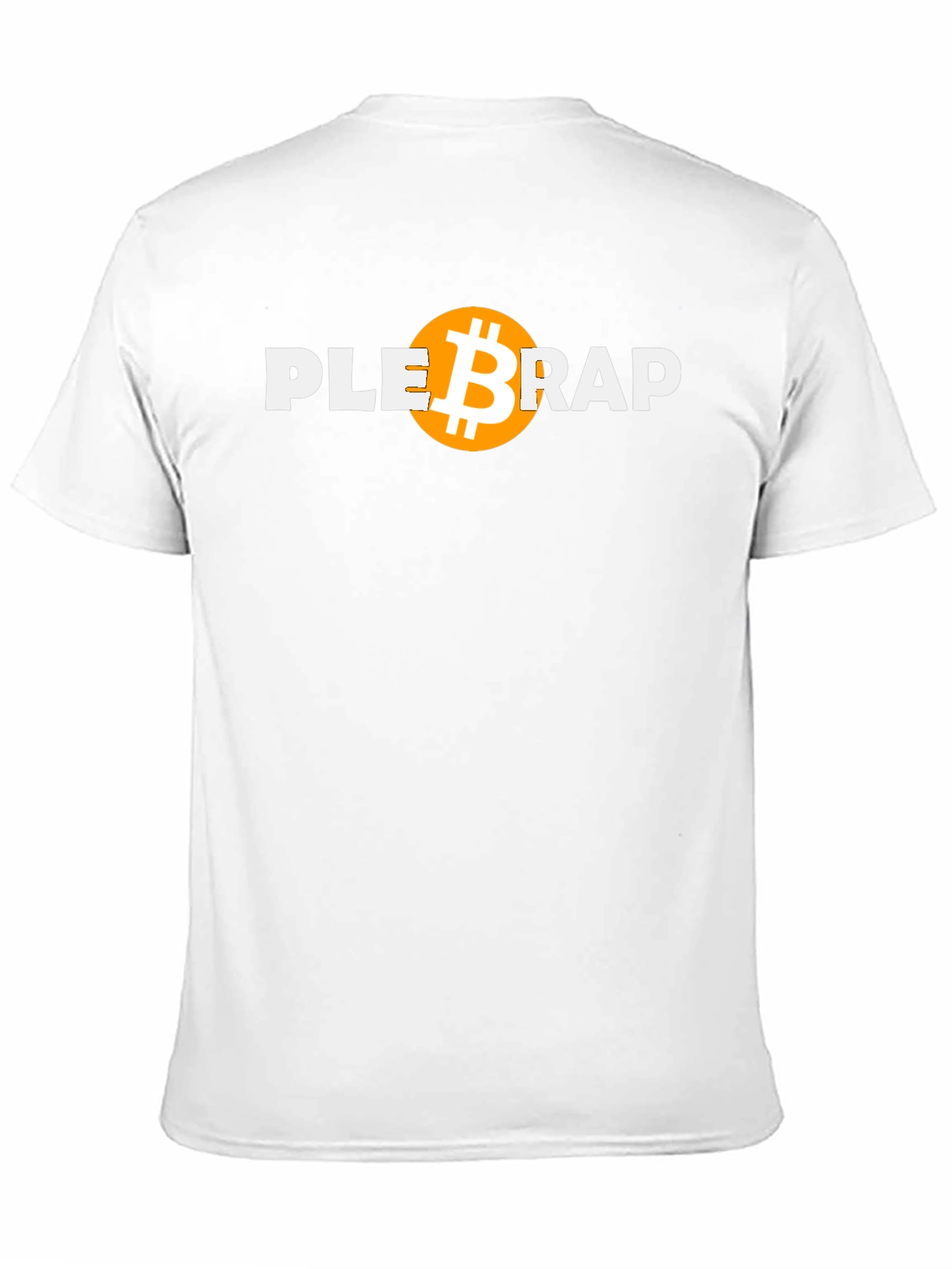 Plebra Bitcoin Graphic T-Shirt - Black