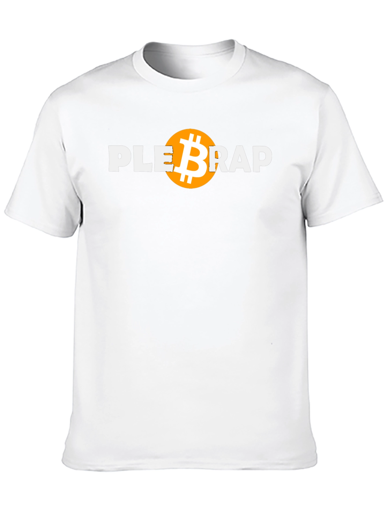 Plebra Bitcoin Graphic T-Shirt - Black