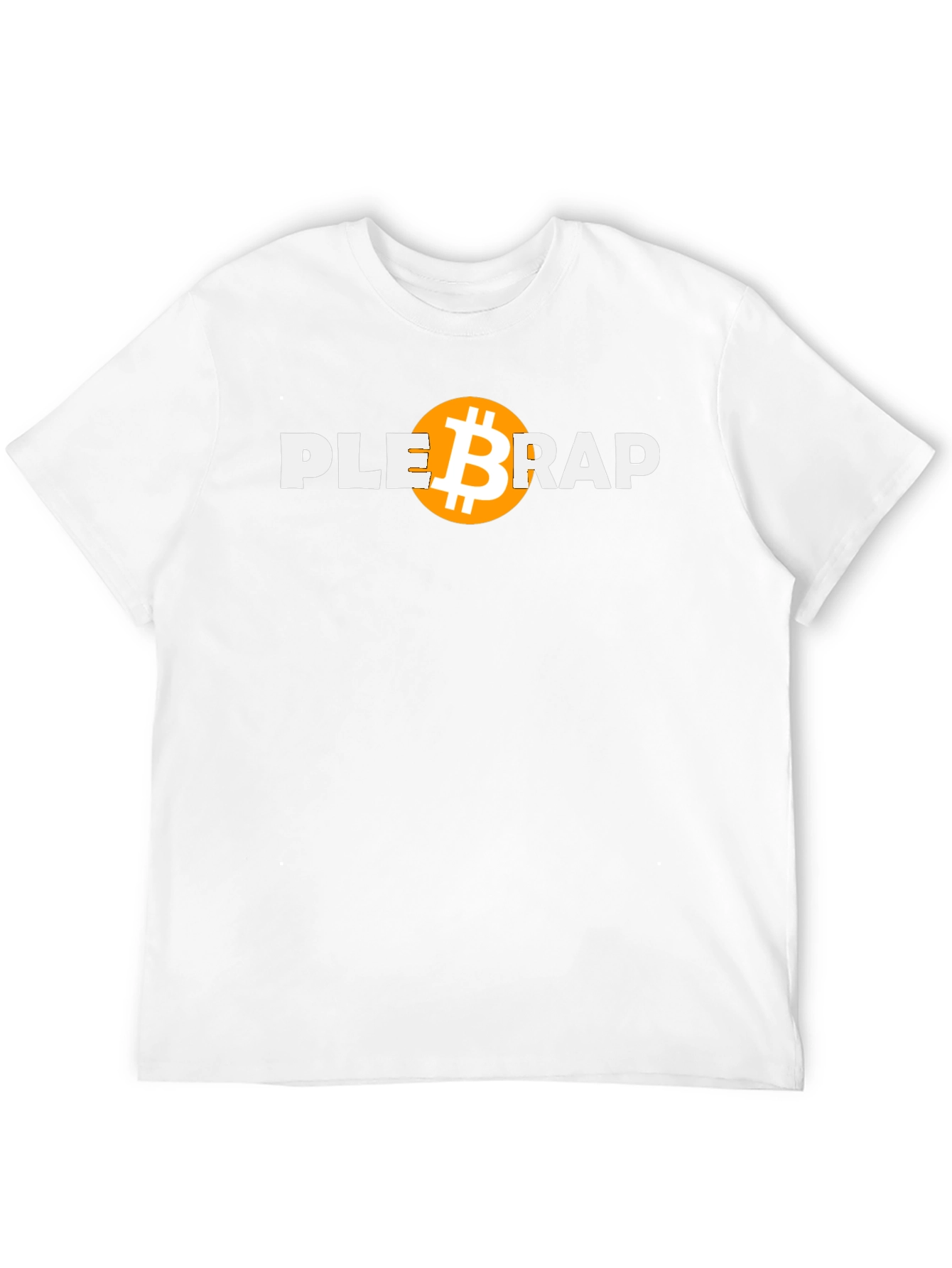 Plebra Bitcoin Graphic T-Shirt - Black