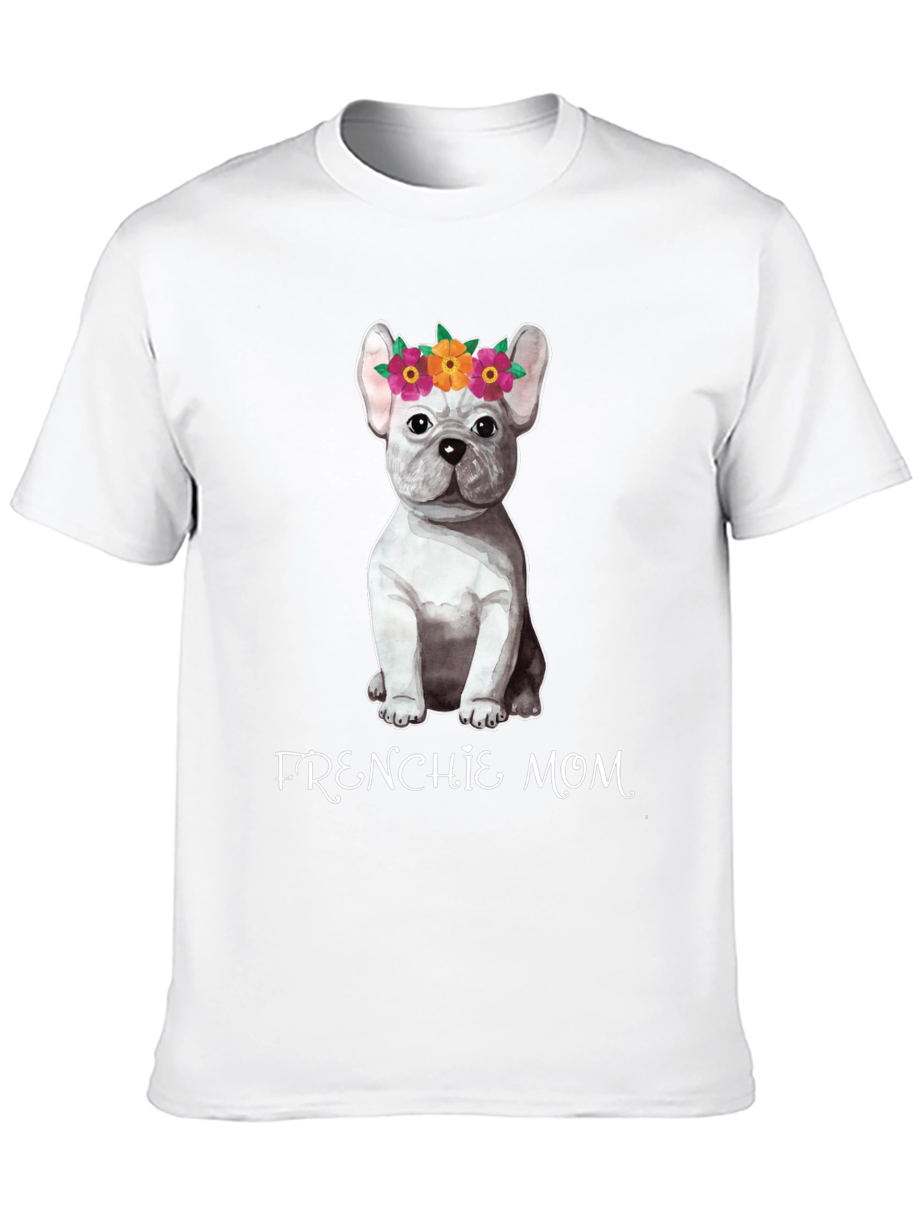 Frenchie Mom Dog T-Shirt - Black
