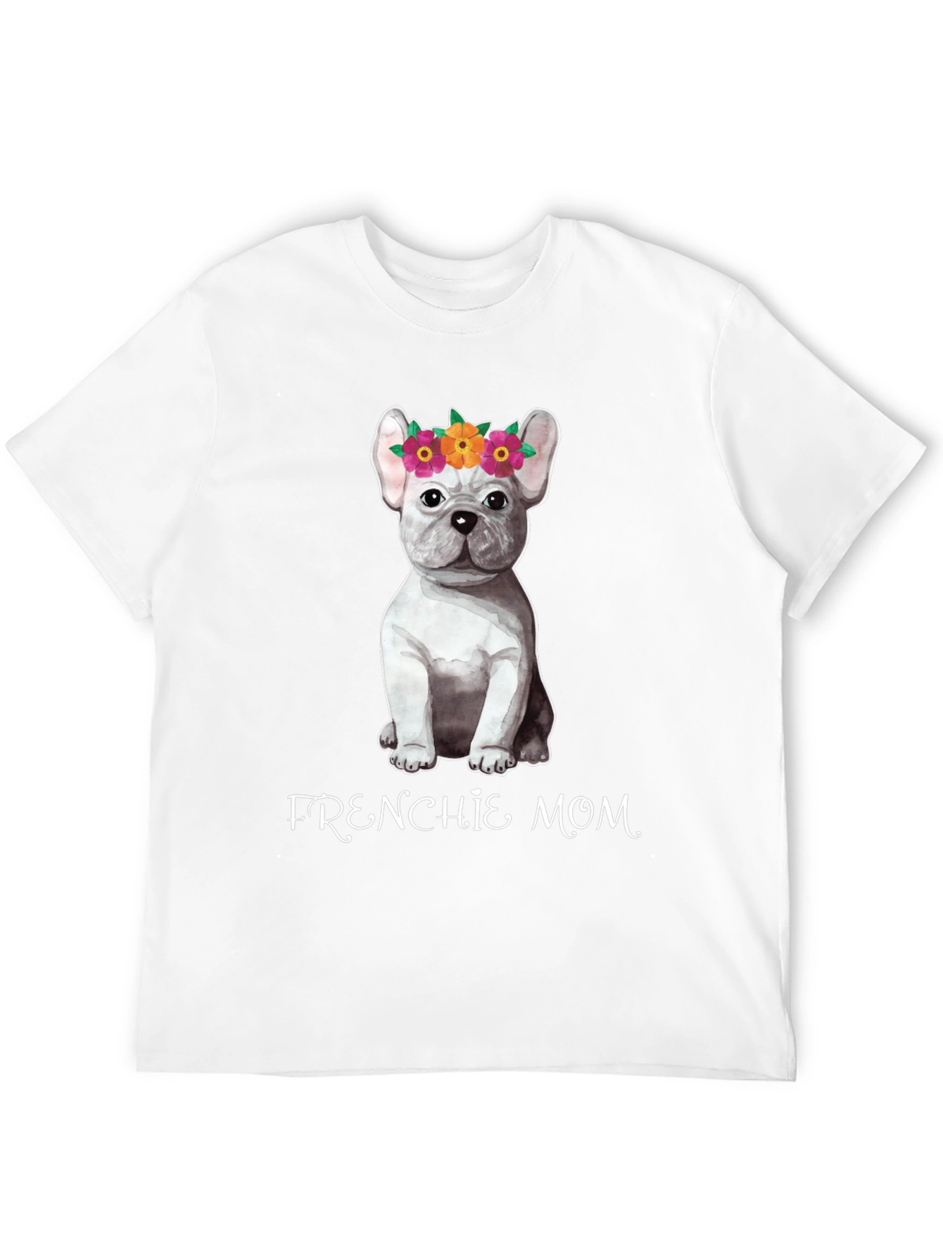 Frenchie Mom Dog T-Shirt - Black
