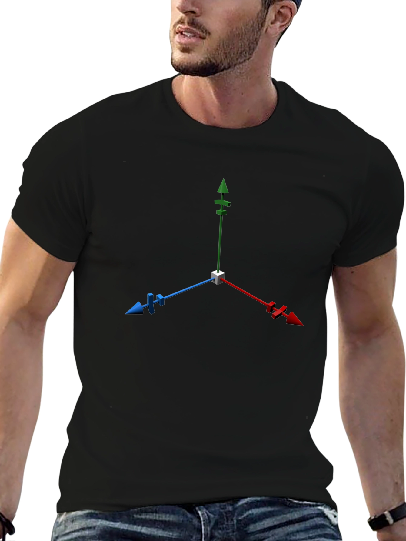Coordinate Axes Graphic T-Shirt