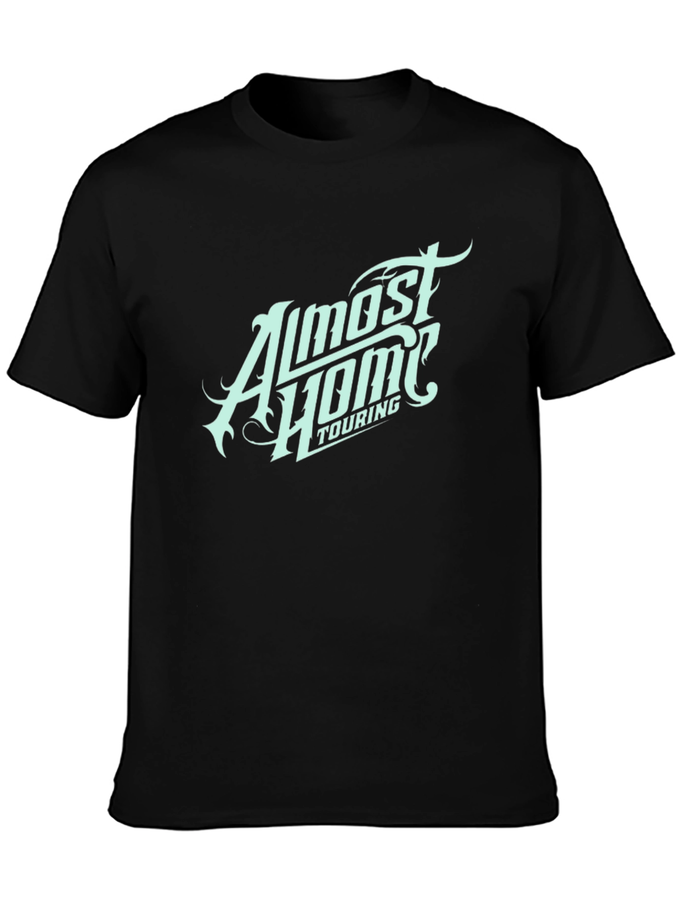 Almost Home Touring Black Graphic Tee