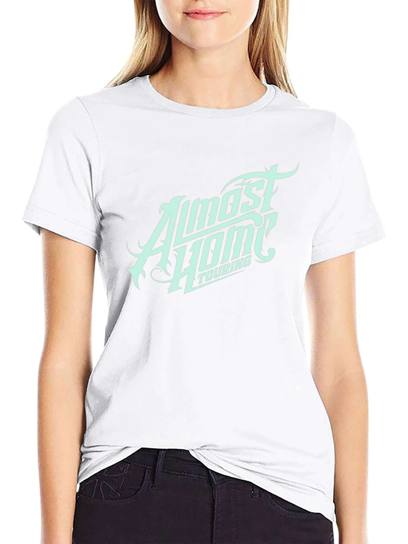 Almost Home Touring Black Graphic Tee