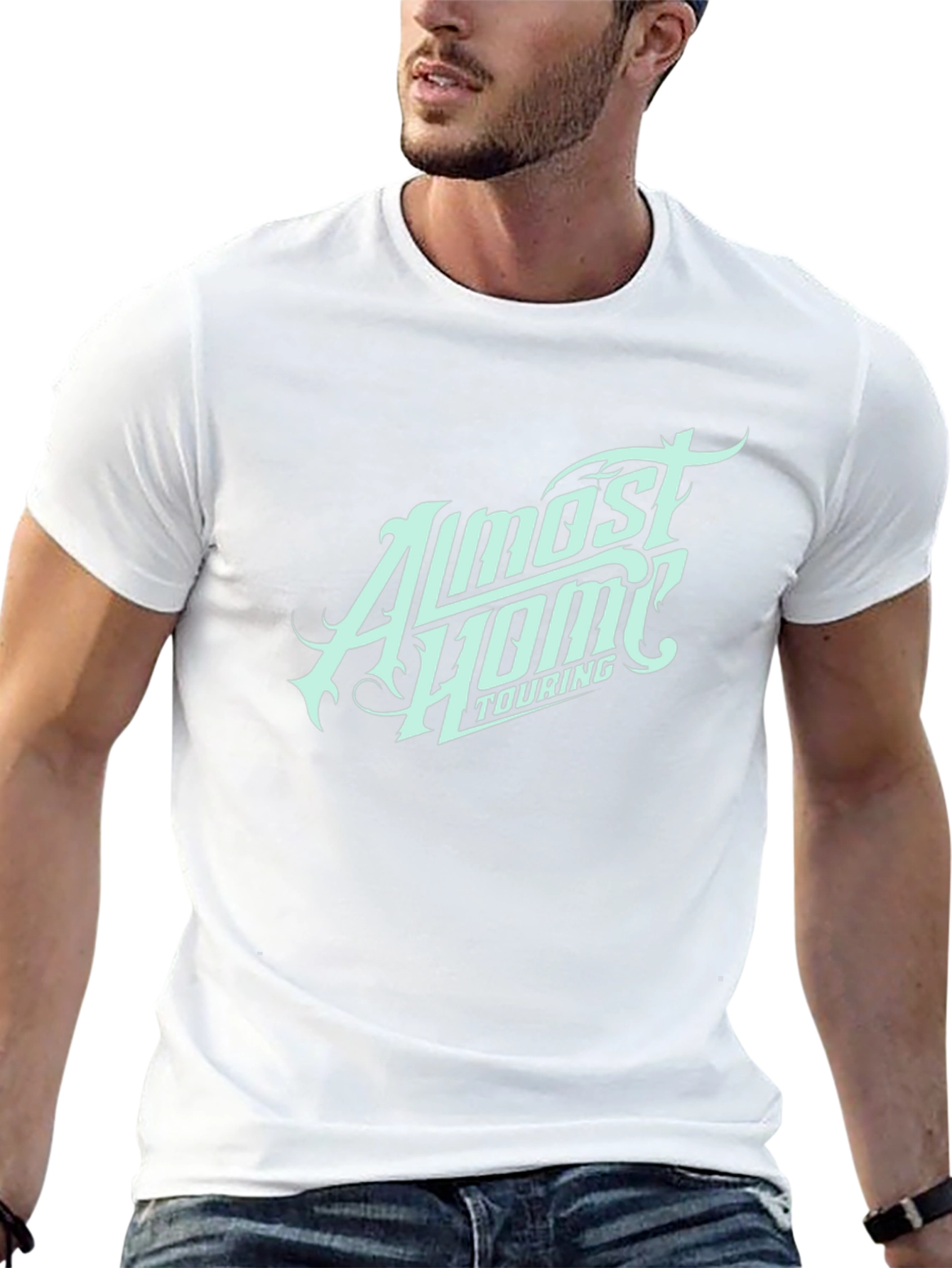 Almost Home Touring Black Graphic Tee