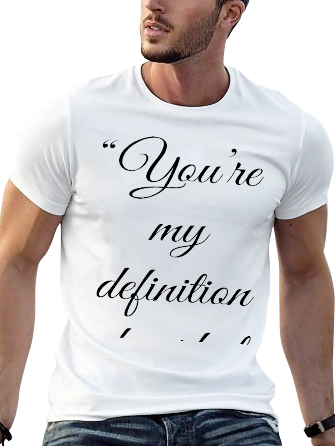 Youre My Definition Black Graphic Tee