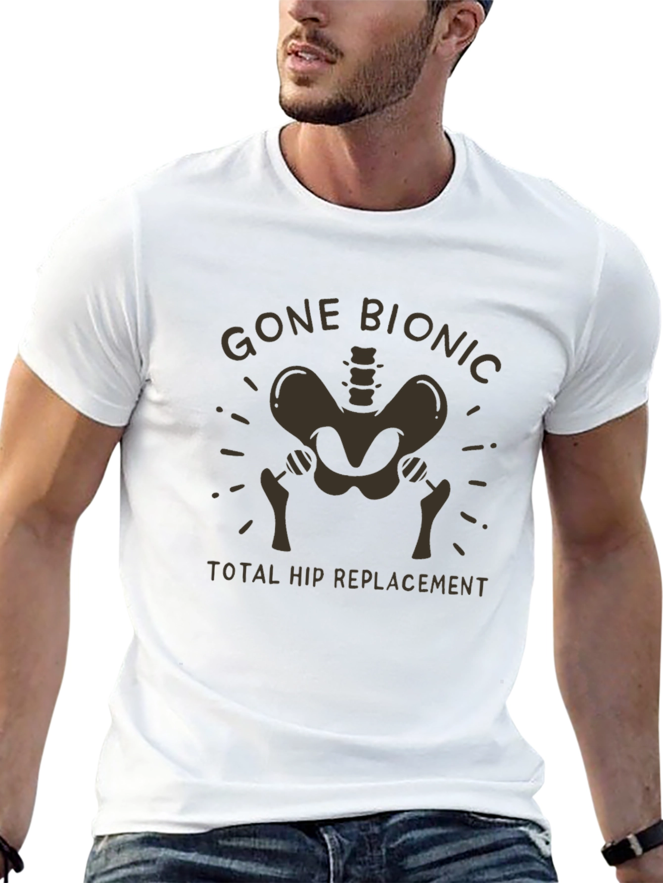 Gone Bionic Hip Replacement T-Shirt