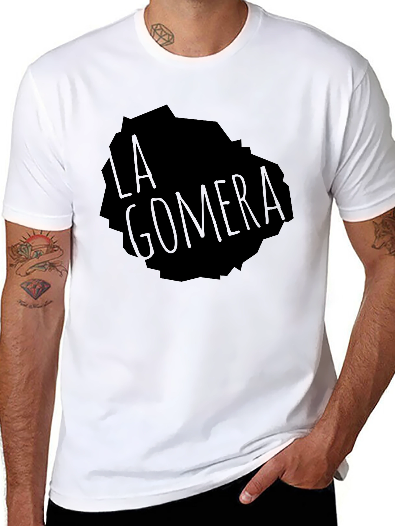 La Gomera Island T-Shirt - Classic Black Tee