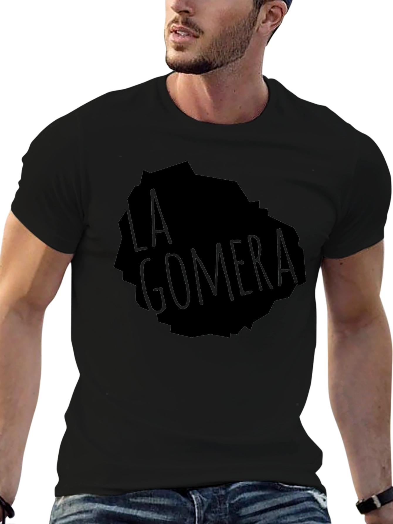 La Gomera Island T-Shirt - Classic Black Tee