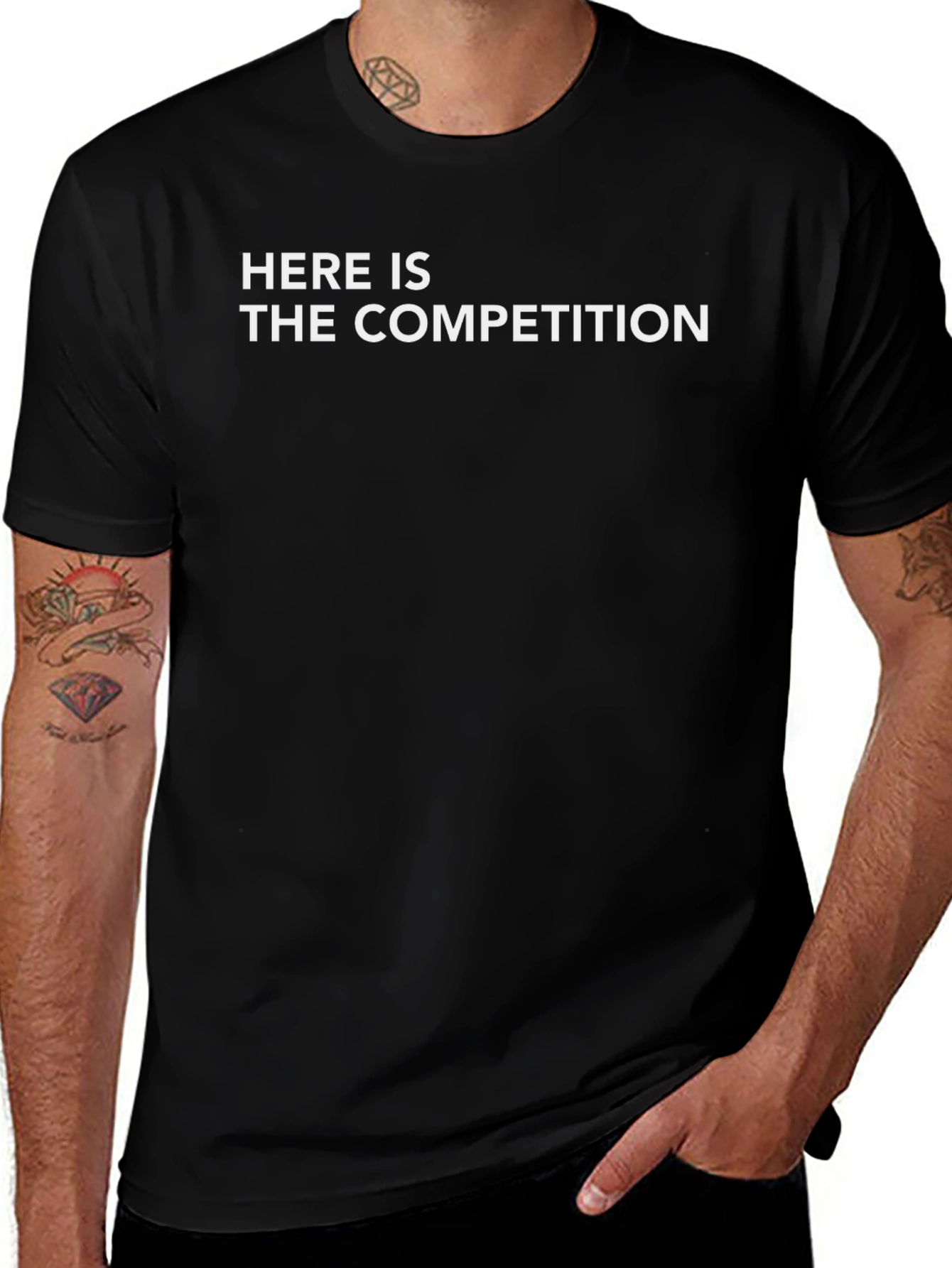 Here is the Competition Graphic Tee - Black