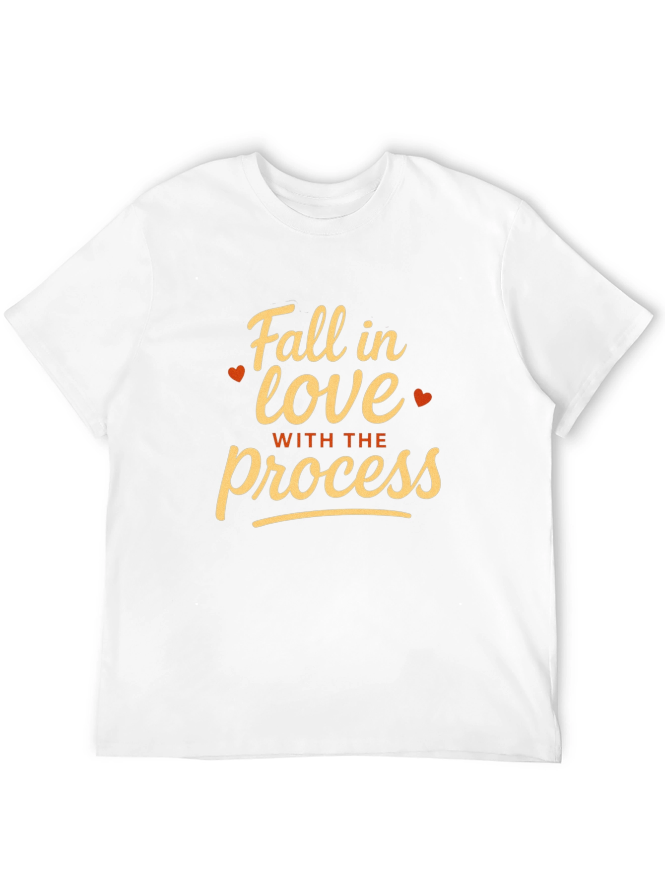 Fall in Love with the Process Black T-Shirt